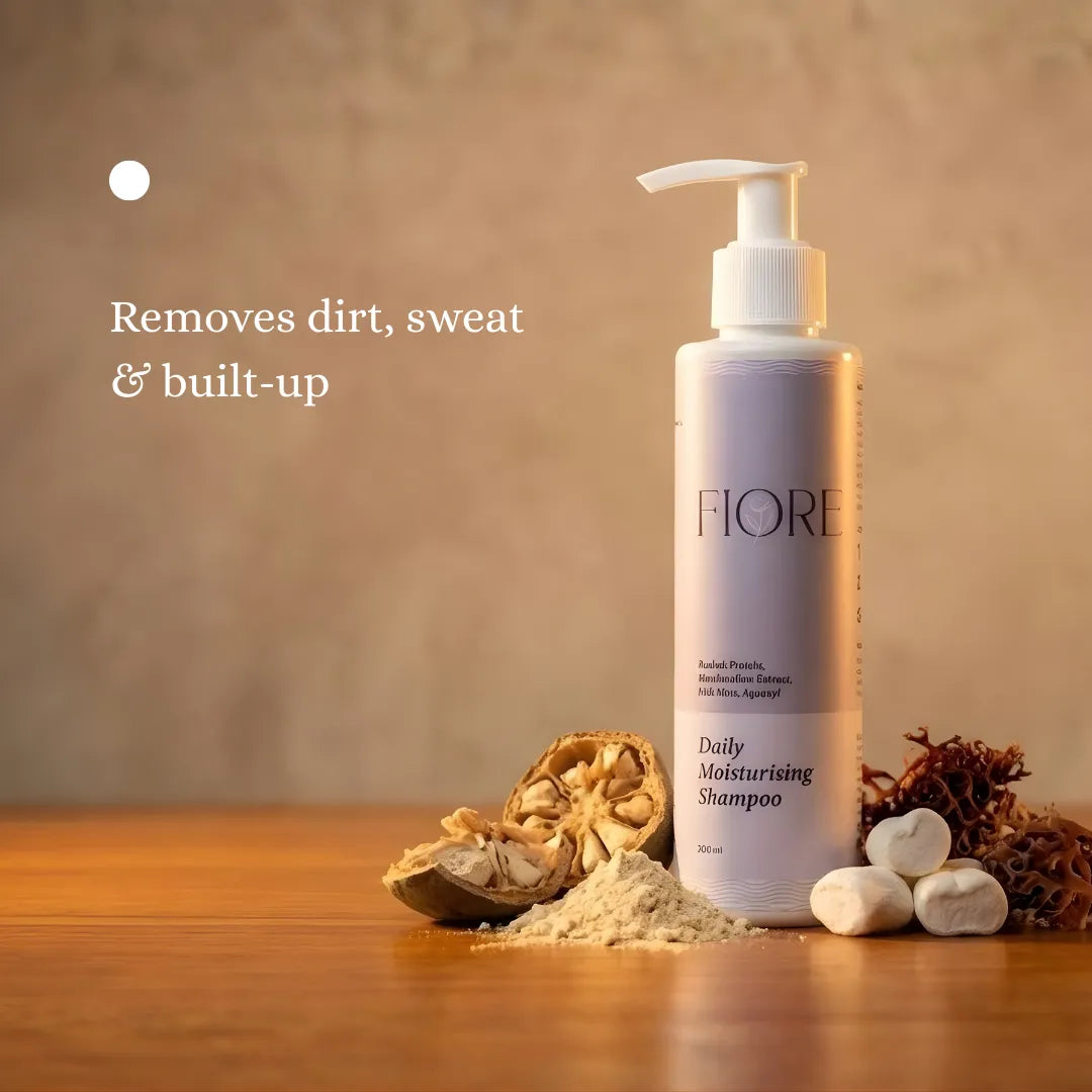 Fiore trial kit moisturising Shampoo Best skincare products for beginners