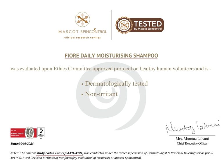 Fiore Certificates 3 best skincare products in india